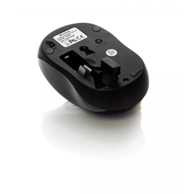 Verbatim Go Nano ποντίκι γραφείου αμφίχειρο RF Wireless 1600 DPI
