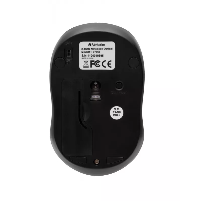 Verbatim Go Nano ποντίκι αμφίχειρο RF Wireless 1600 DPI