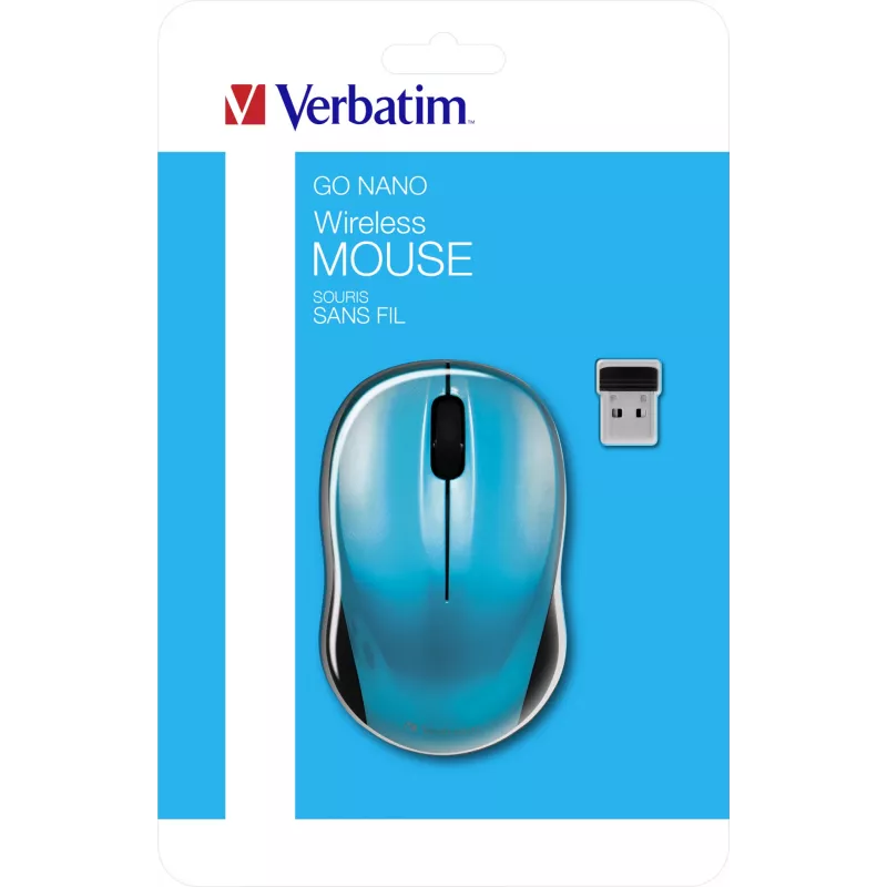 Verbatim Go Nano ποντίκι αμφίχειρο RF Wireless 1600 DPI