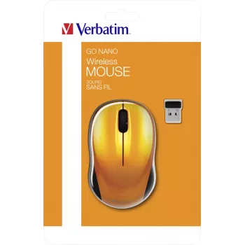 Verbatim Go Nano ποντίκι γραφείου αμφίχειρο RF Wireless 1600 DPI