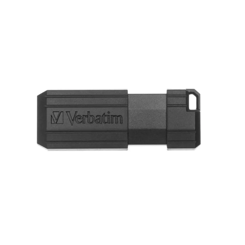 Verbatim PinStripe - USB stick 128 GB - μαύρο