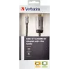 Verbatim 49144 αντάπτορας καλωδίου βίντεο 1,5 m USB Type-C HDMI μαύρο, ασημί