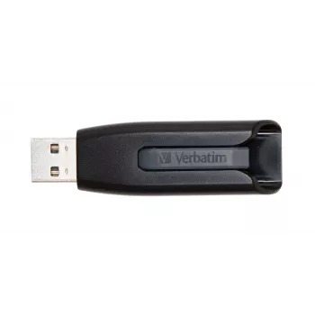 Verbatim V3 - μονάδα USB 3.0 256 GB - μαύρο, 256 GB, USB Type-A, 3.2 Gen 1 (3.1 Gen 1), Slide, 10 g, μαύρο