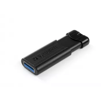 Verbatim PinStripe 3.0 - USB stick 3.0 16 GB – μαύρο, 16 GB, USB Type-A, 3.2 Gen 1 (3.1 Gen 1), Slide, 7 g, μαύρο