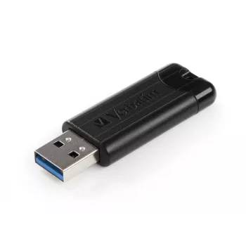 Verbatim PinStripe 3.0 - μονάδα USB 3.0 32 GB – μαύρο, 32 GB, USB Type-A, 3.2 Gen 1 (3.1 Gen 1), Slide, 7 g, μαύρο