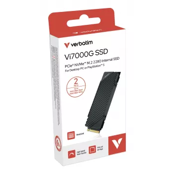 Verbatim Vi7000G PCIe NVMe M.2 SSD 2 TB – Η απόλυτη λύση για gaming