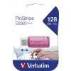 Verbatim PinStripe USB Flash Drive 128 GB USB Type-A 2.0 ροζ