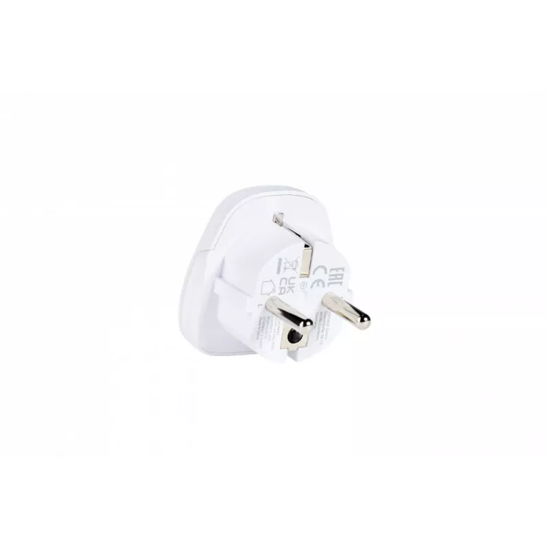 Verbatim 49541 προσαρμογέας βύσματος ρεύματος universal Type E/F Hybrid λευκό