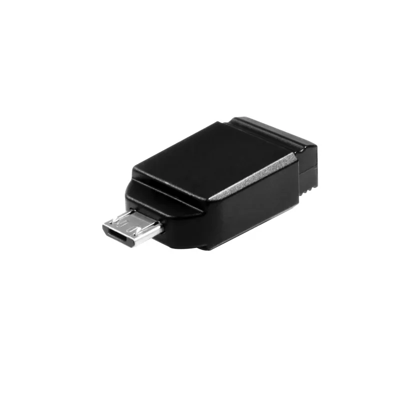 Verbatim Nano - USB 2.0 drive με προσαρμογέα Micro USB 32 GB - μαύρο