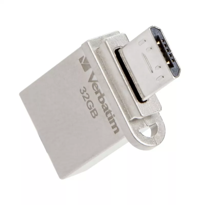 Verbatim Store 'n' Go OTG Micro USB Stick 32 GB USB Type-A / Micro-USB 3.2 Gen 1 (3.1 Gen 1) ασημί