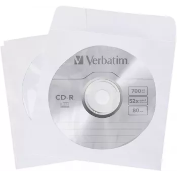 Verbatim Θήκες CD (χαρτί) συσκευασία 100 τεμ.