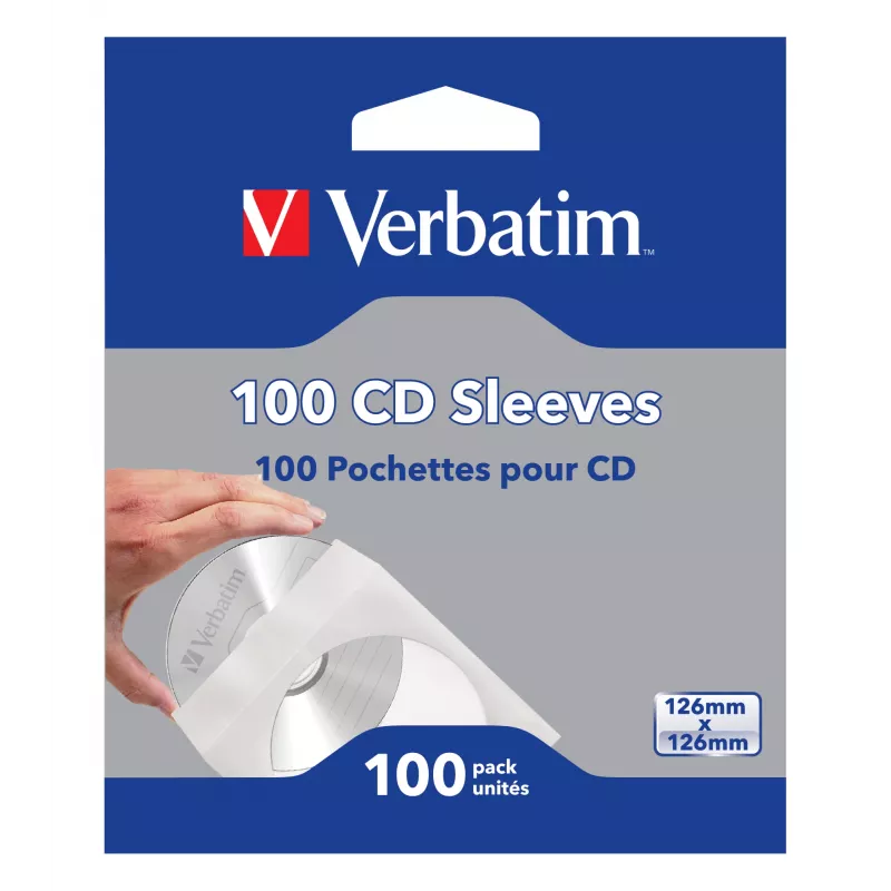 Verbatim Θήκες CD (χαρτί) συσκευασία 100 τεμ.