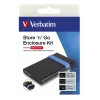 Verbatim Store'N'Go κιτ θήκης HDD/SSD θήκη μαύρο, μπλε 2,5 ίντσες