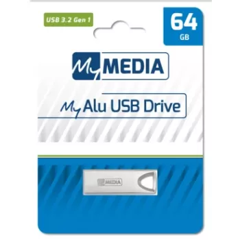 MyMedia MyAlu USB 3.2 Gen 1 USB-Stick 64 GB USB Type-A 3.2 Gen 1 (3.1 Gen 1) Ασημί