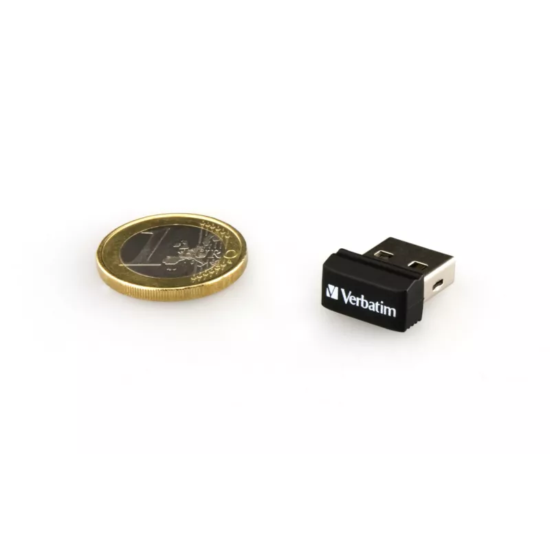 Verbatim Store 'n' Stay NANO – USB-Laufwerk 16 GB – Μαύρο