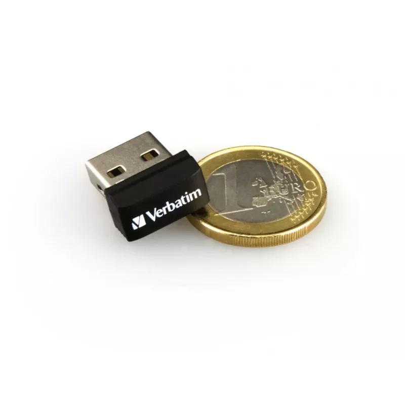 Verbatim Store 'n' Stay NANO – USB-Laufwerk 16 GB – Μαύρο