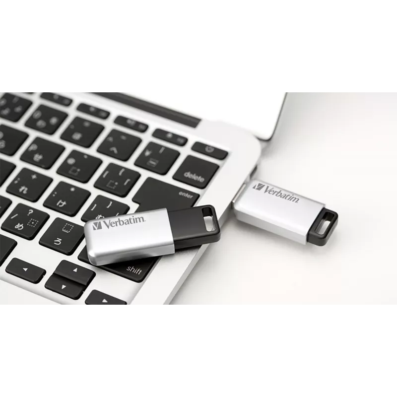 Verbatim Secure Pro - USB 3.0 Drive 64 GB - Ασημί
