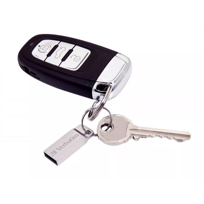 USB-Stick VERBATIM Metal Executive 16 GB, USB 2.0 Type-A, ασημί, χωρίς καπάκι