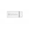 USB-Stick VERBATIM Metal Executive 16 GB, USB 2.0 Type-A, ασημί, χωρίς καπάκι