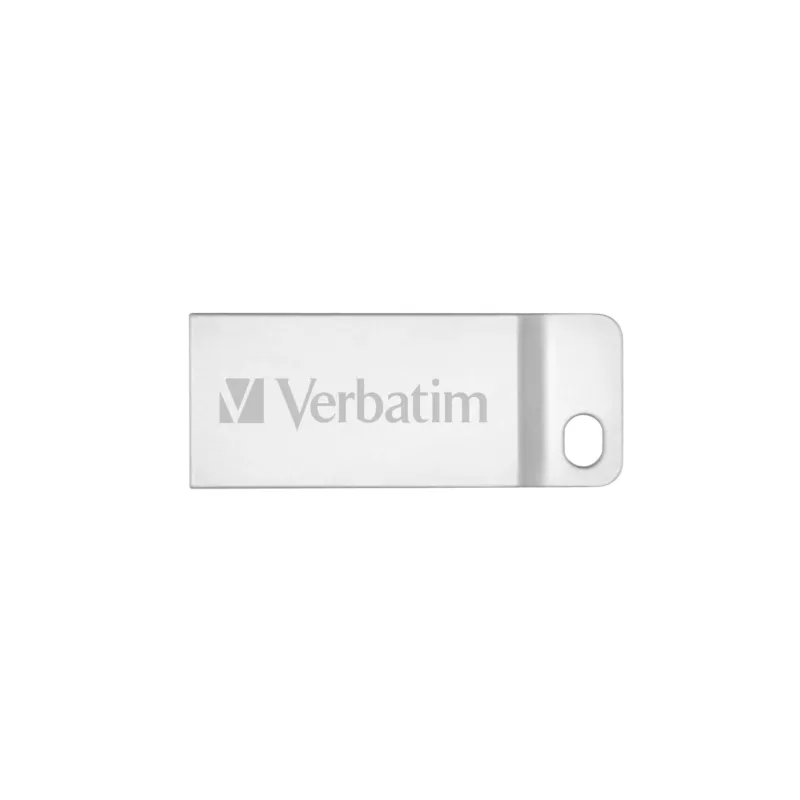 USB-Stick VERBATIM Metal Executive 16 GB, USB 2.0 Type-A, ασημί, χωρίς καπάκι