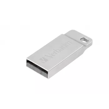 Verbatim Metal Executive – USB-Laufwerk 64 GB – Ασημί, 64 GB, USB Type-A, 2.0, χωρίς καπάκι, 3,6 g, Ασημί