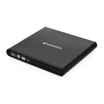Verbatim Slimline CD/DVD οπτικός δίσκος DVD-RW Μαύρο