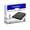 Verbatim Slimline CD/DVD οπτικός δίσκος DVD-RW Μαύρο
