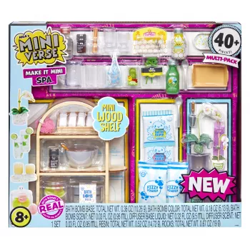 Miniverse Make It Mini Spa Πολυσυσκευασία, 8 ετών, Πολύχρωμο, Πλαστικό