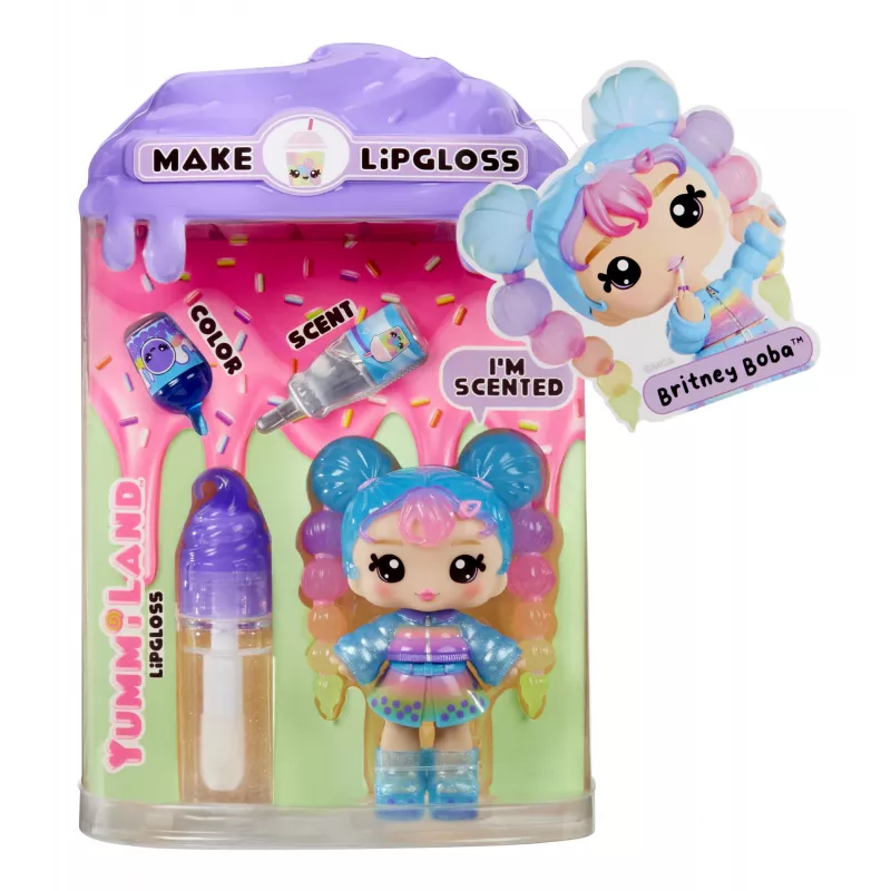 MGA Entertainment Yummiland Lip Gloss Κούκλα Σειρά 2 - Boba (Britney Boba)
