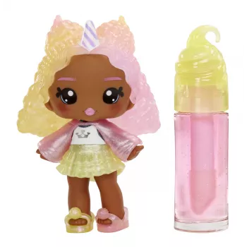 MGA Entertainment Yummiland Lip Gloss Κούκλα Σειρά 2 - Cotton Candy (Nia Candy Fluff)