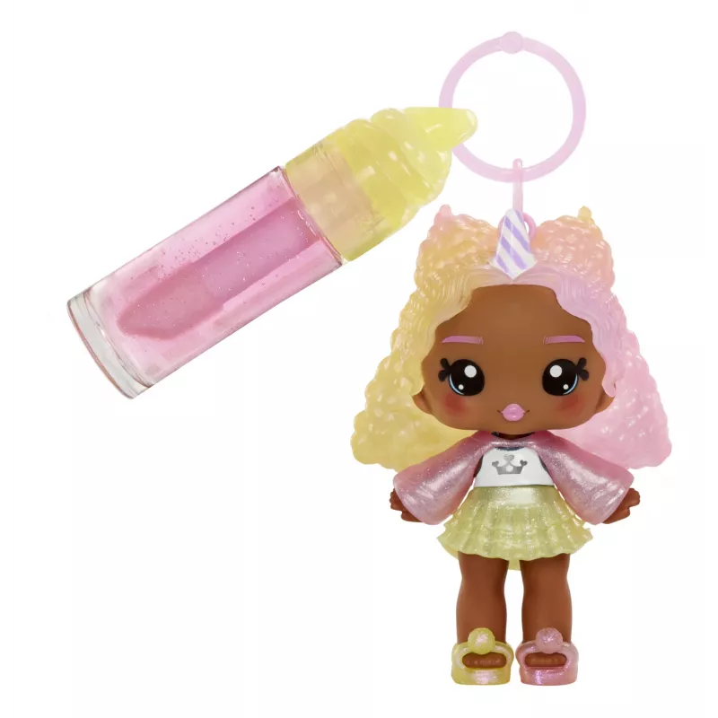 MGA Entertainment Yummiland Lip Gloss Κούκλα Σειρά 2 - Cotton Candy (Nia Candy Fluff)