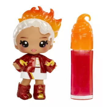 MGA Entertainment Yummiland Lip Gloss Κούκλα Σειρά 2 - Cinnamon Spice (Amber Cinnamon)