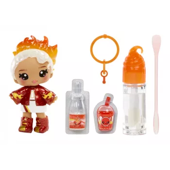 MGA Entertainment Yummiland Lip Gloss Κούκλα Σειρά 2 - Cinnamon Spice (Amber Cinnamon)