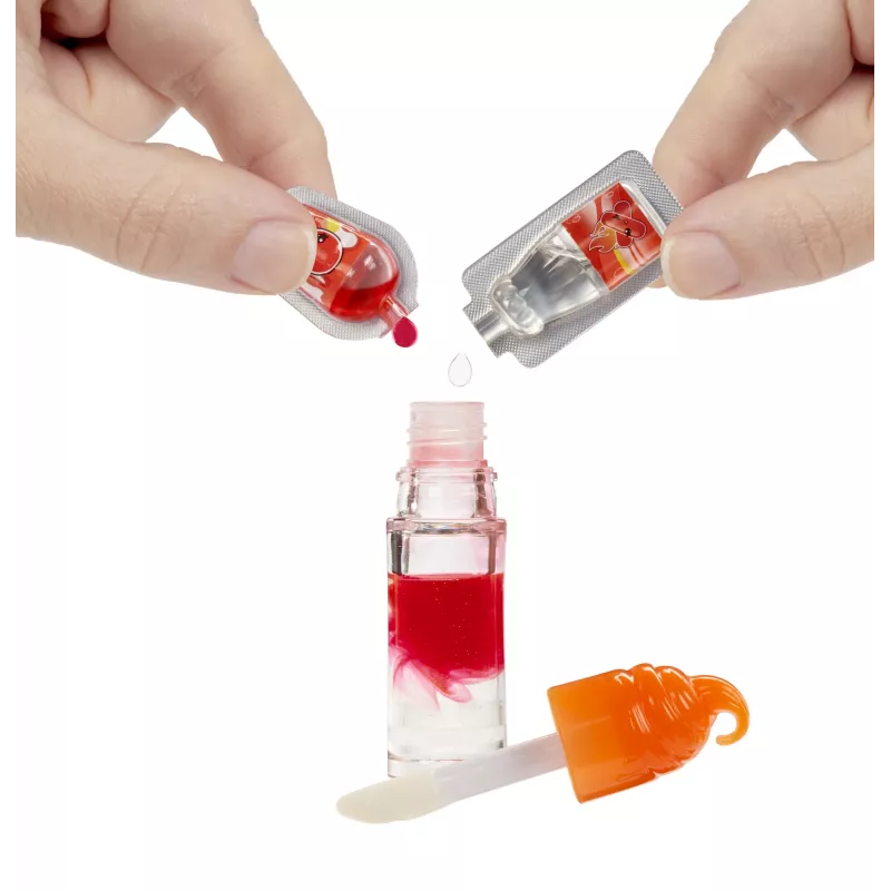 MGA Entertainment Yummiland Lip Gloss Κούκλα Σειρά 2 - Cinnamon Spice (Amber Cinnamon)