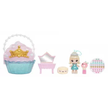 MGA Entertainment Yummiland Beauty Bag Playset + Lip Gloss Κούκλα - Cupcake Beauty Bag
