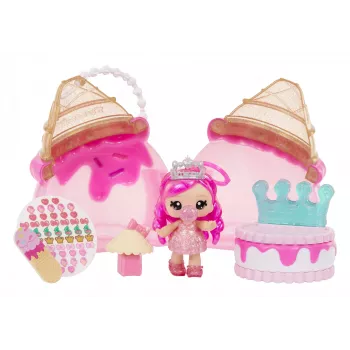 MGA Entertainment Yummiland Beauty Bag Playset + Lip Gloss Κούκλα - Ice Cream Beauty Bag