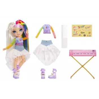 Rainbow High Jr High Rockband-Fashionpuppen – Amaya, Modepuppe, θηλυκό, 4 έτη, Αγόρι/Κορίτσι, Πολύχρωμο