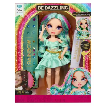 Rainbow High Be Dazzling Κούκλες μόδας – Celine Τιρκουάζ (Teal)