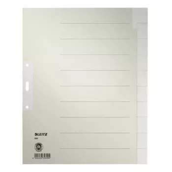 Leitz Ευρετήριο Blanc, 240 mm, 300 mm, 1 τεμ. Leitz Ευρετήριο Blanc. Πλάτος: 240 mm, Ύψος: 300 mm. Ποσότητα ανά συσκευασία: 1 τεμ.