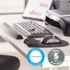 Fellowes Mouse Mat Στήριγμα καρπού Memory Foam mouse pad εργονομικό mouse pad μαύρο
