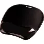 Mouse pad Fellowes Crystals Gel με στήριγμα καρπού Gel, μαύρο, 202×230 mm, 340 g