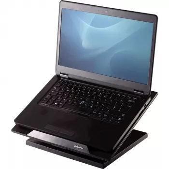 Fellowes Designer Suites Laptop Riser, Βάση φορητού υπολογιστή, Μαύρο, Πλαστικό, 43,2 cm (17 ίντσες), 11,3 kg, FIRA International, EN ISO 9241-5
