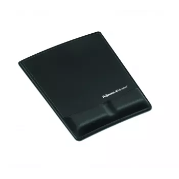 Fellowes Στήριγμα καρπού mouse pad - Health-V mouse pad με αντιβακτηριακή προστασία - Εργονομικό mouse pad για υπολογιστή, φορητό υπολογιστή, γραφείο - Μαύρο