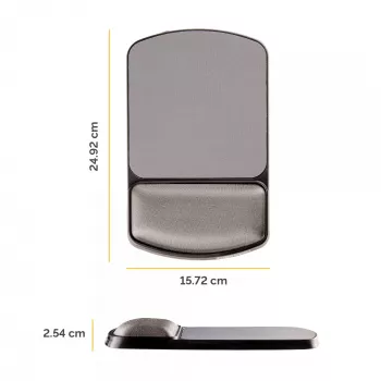 Fellowes ρυθμιζόμενης γωνίας mouse pad-στήριγμα καρπού Premium Gel