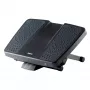 Fellowes Foot Rest Under Desk – Professional Series απόλυτο υποπόδιο εργονομικό υποπόδιο με 3 ρυθμίσεις ύψους & επιφάνεια μασάζ – σκαμπό υποποδίου για γραφείο & σπίτι – Μαύρο