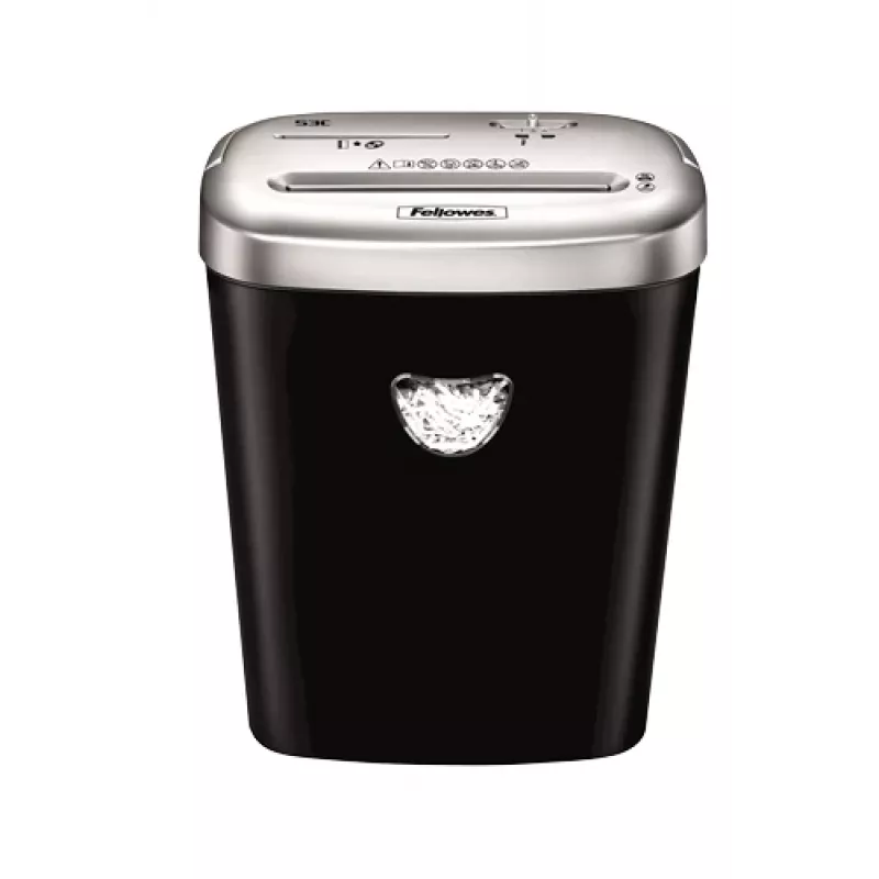 Fellowes 53C καταστροφέας εγγράφων κοπής τεμαχιδίων 22 cm Μαύρο