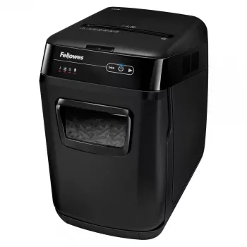 Fellowes AutoMax 150C καταστροφέας εγγράφων σταυρωτής κοπής 23 cm Μαύρο, Γκρι