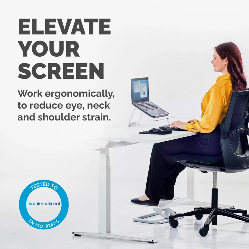 Βάση laptop Fellowes I-Spire Quick Lift Ρυθμιζόμενη