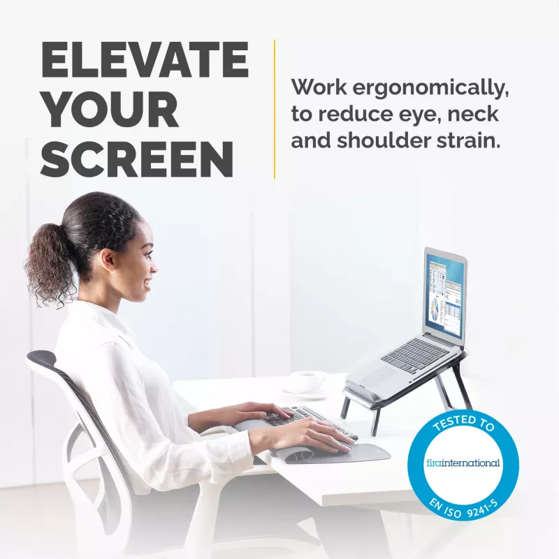 Βάση laptop Fellowes I-Spire Quick Lift ρυθμιζόμενη