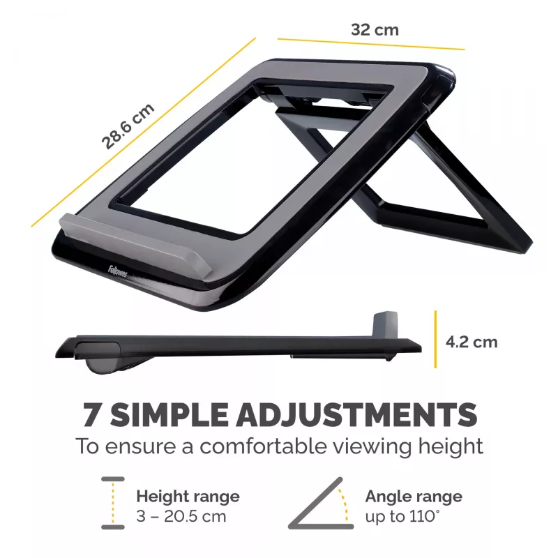 Βάση laptop Fellowes I-Spire Quick Lift ρυθμιζόμενη
